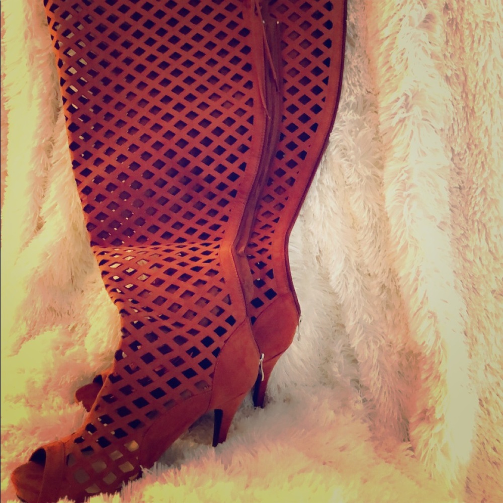 Ashley Stewart Thigh High Boots (exclusive item)